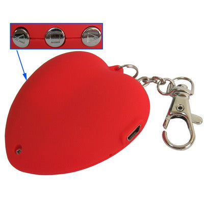 1.5 Inch Mini Key Chain Digital Photo Frame, Special for Valentines Day Gifts(Red)