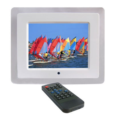 8.0 inch Digital Photo Frame with Remote Control Support SD / MMC / MS Card(White)