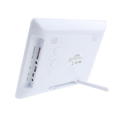 8 inch Digital Picture Frame with Remote Control / Rechargeable Battery (2300mAh)(White)