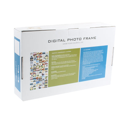 8 inch Digital Picture Frame with Remote Control / Rechargeable Battery (2300mAh)(White)