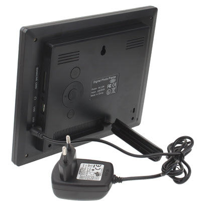 8 inch Digital Picture Frame with Remote Control Support SD / MMC / MS Card and USB (8009B)(Black)