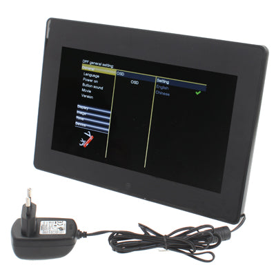 10 inch Digital Picture Frame Support SD / MMC / MS Card and USB(1011B)(Black)