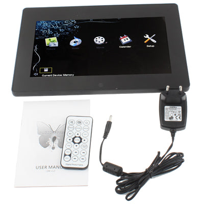 10 inch Digital Picture Frame Support SD / MMC / MS Card and USB(1011B)(Black)
