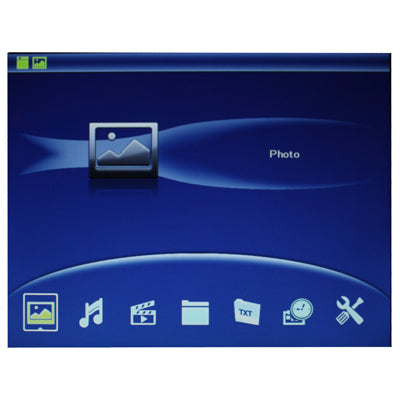 8 inch Digital Picture Frame with Remote Control Support SD / MMC / MS Card and USB (8006B)(Black)