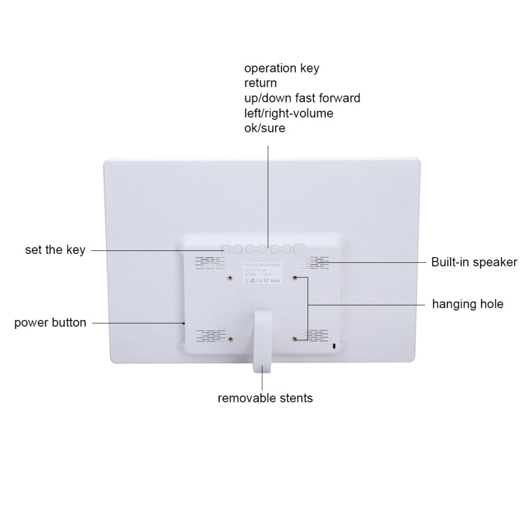 15 inch Digital Picture Frame with Remote Control Support SD / MMC / MS Card and USB ,
