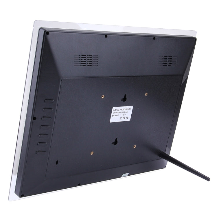 15.0 inch Digital Picture Frame with Remote Control Support SD / MMC / MS Card and USB , Black (1500)(Black)
