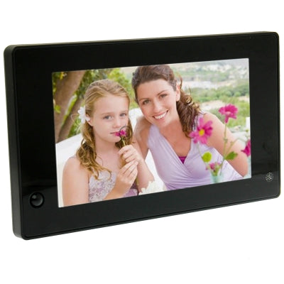 7 inch 800x480/16:9 LCD Digital Picture Frame with Holder & Remote Control Support SD / MMC / MS Card and USB (POP-701)