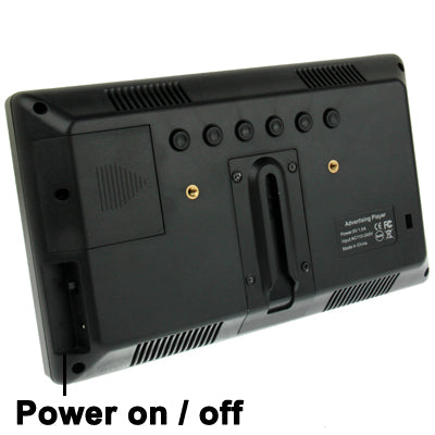 7 inch 800x480/16:9 LCD Digital Picture Frame with Holder & Remote Control Support SD / MMC / MS Card and USB (POP-701)