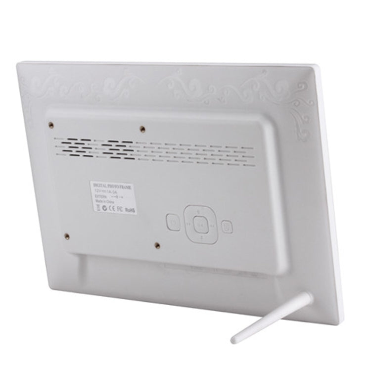 12.1 inch Digital Photo Frame with Holder & Remote Control, Allwinner F16 Program, Support SD /  MMC / USB Flash Disk