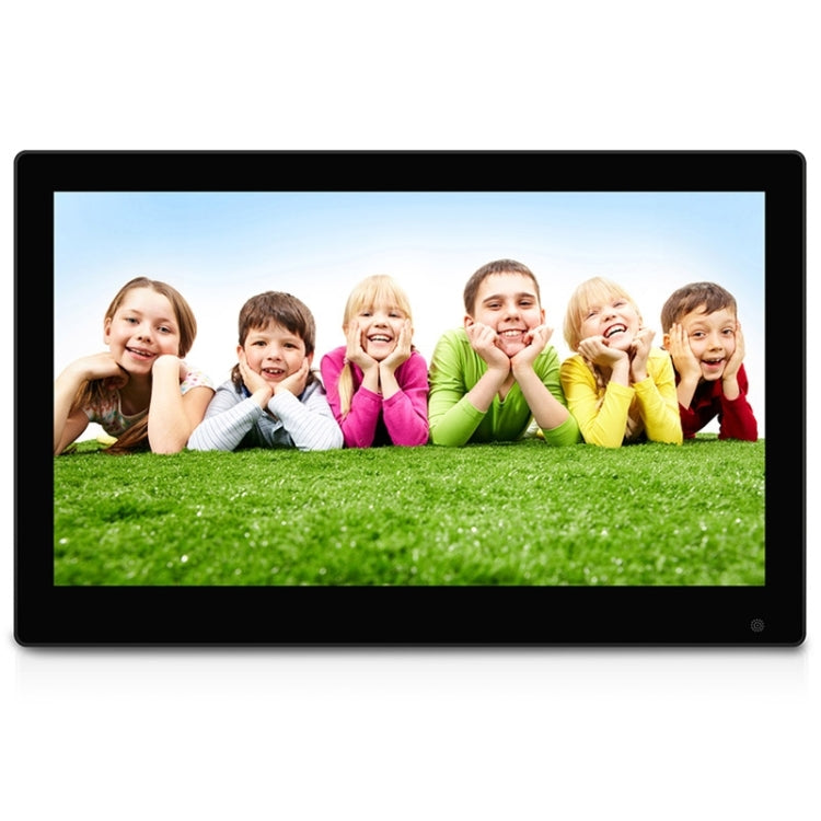 15.6 inch 1920 x 1080 16:9 LED Full HD Widescreen Suspensibility Digital Photo Frame with Holder & Remote Control, Support SD / MicroSD / MMC / MS / USB Flash Disk(Black)