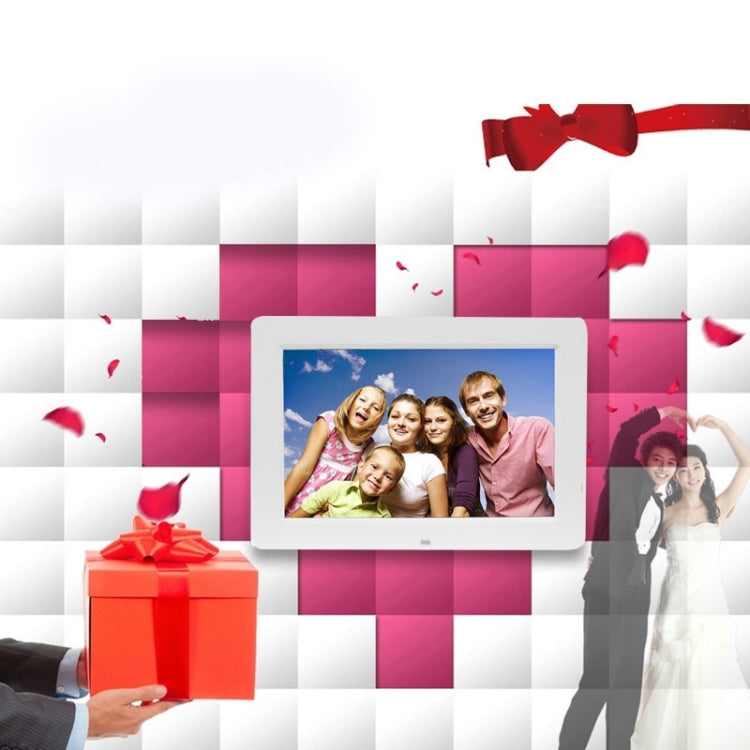 13 inch 1024 x 768 / 16ï¼š9 LED Widescreen Suspensibility Digital Photo Frame with Holder & Remote Control, Support SD / MicroSD / MMC / MS / XD / USB Flash Disk