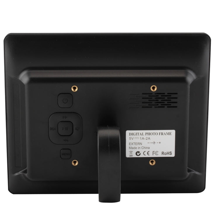 8 inch LED Display Multi-media Digital Photo Frame with Holder & Music & Movie Player, Support USB / SD