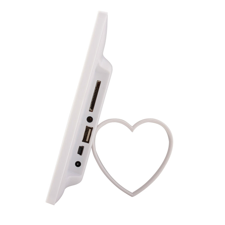 8 inch LED Display Multi-media Digital Photo Frame with Holder & Music & Movie Player, Support USB / SD