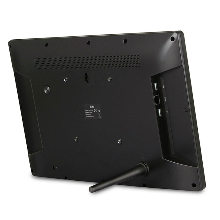 HSD-P537 Touch Screen All in One PC with Holder, 2GB+16GB, 15.6 inch Full HD 1080P Android 6.0 Quad Core Cortex A17 1.8GHz, Support Bluetooth, WiFi, SD Card, USB OTG(Black)