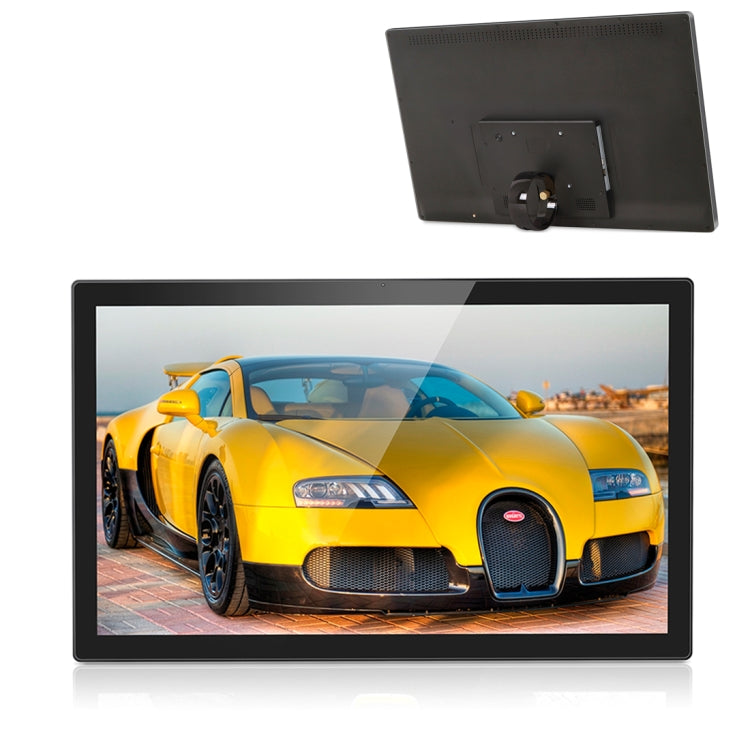 HSD-P539 Touch Screen All in One PC with Holder, 2GB+16GB, 24 inch Full HD 1080P Android 8.1 RK3288 Quad Core Cortex A17 1.8GHz, Support Bluetooth, WiFi, SD Card, USB OTG(Black)