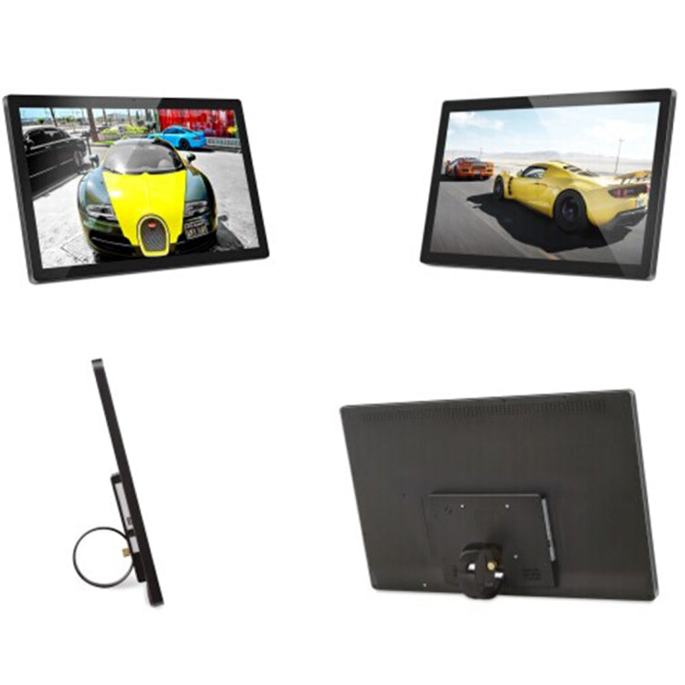 HSD-P539 Touch Screen All in One PC with Holder, 2GB+16GB, 24 inch Full HD 1080P Android 8.1 RK3288 Quad Core Cortex A17 1.8GHz, Support Bluetooth, WiFi, SD Card, USB OTG(Black)