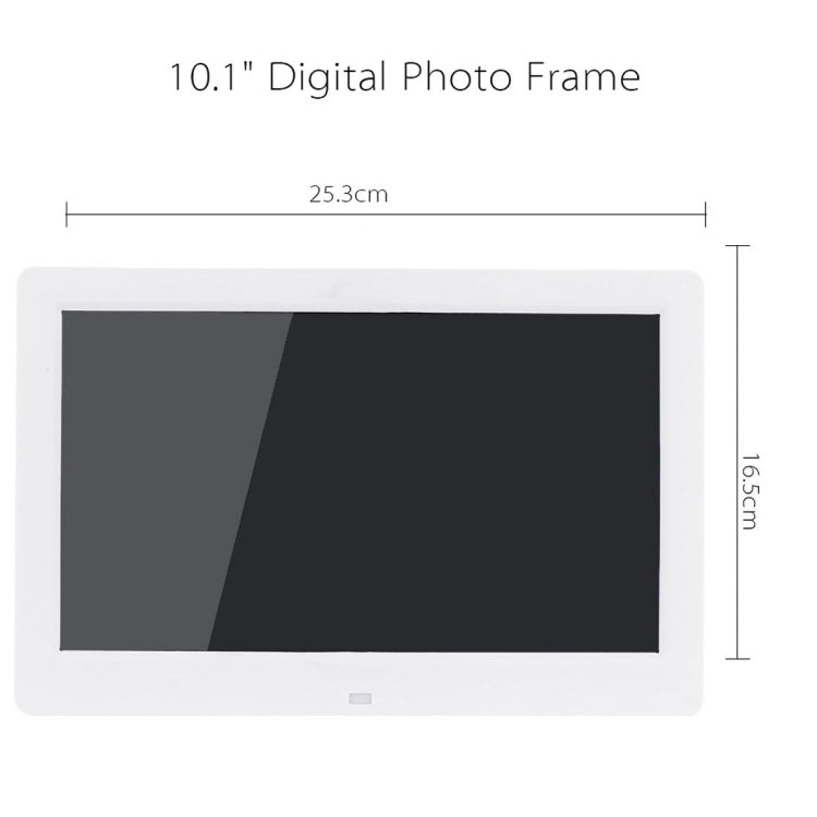 10.1 inch HD Wide Screen Digital Photo Frame with Holder & Remote Control, Allwinner E200, Alarm Clock / MP3 / MP4 / Movie Player