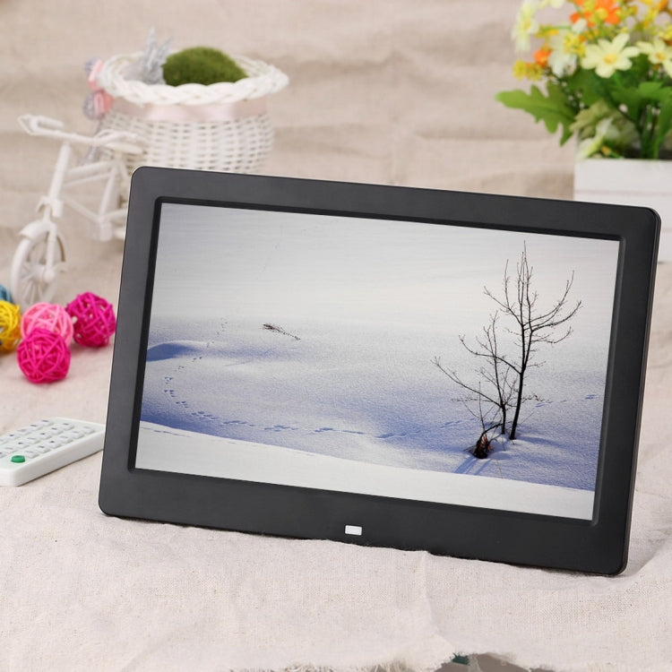 14 inch HD LED Screen Digital Photo Frame with Holder & Remote Control, Allwinner, Alarm Clock / MP3 / MP4 / Movie Player