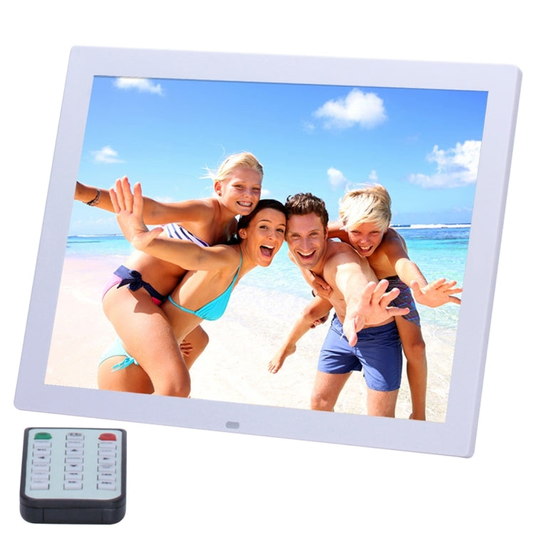 14 inch HD LED Screen Digital Photo Frame with Holder & Remote Control, Allwinner, Alarm Clock / MP3 / MP4 / Movie Player