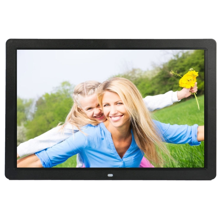 17 inch HD 1080P LED Display Multi-media Digital Photo Frame with Holder & Music & Movie Player, Support USB / SD / MS / MMC Card Input