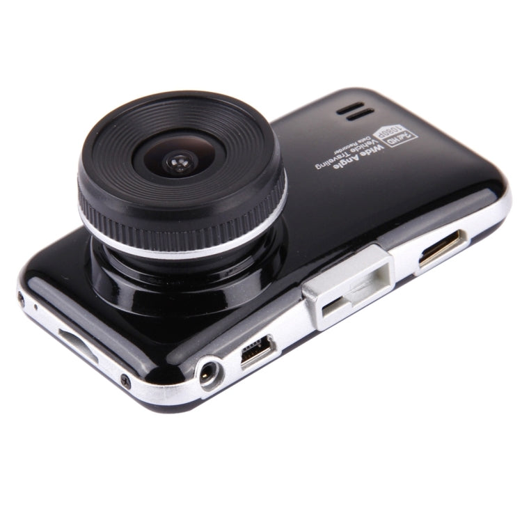 4.3 inch HD TFT Monitor Dual Channels Cameras Car DVR Video Recorder Reversing Rearview Mirror(Black)