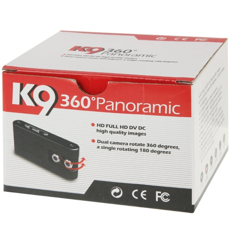 K9 Mini Hidden Dual Camera 360 Degree Panoramic Full HD DV