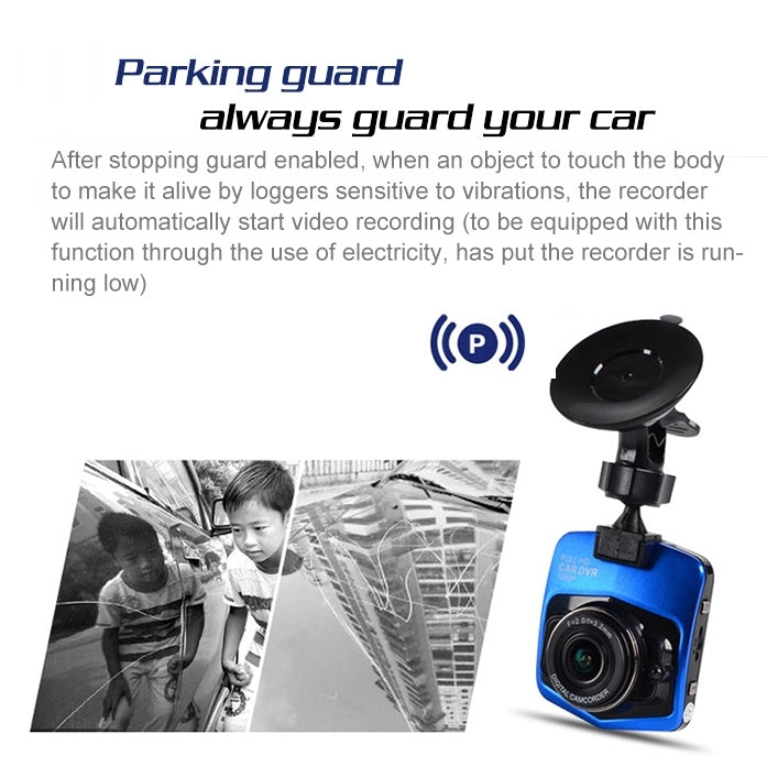 GEBITE G630 Full HD 1080P 2.4 inch Screen Display Mini Vehicle DVR, 140 Degree Wide Angle Viewing, Support Loop Recording / Motion Detection / Lock Screen Function / Parking Guard