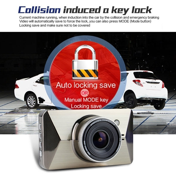 GEBITE G680 Full HD 1080P 3.0 inch Screen Display Vehicle DVR, 170 Degree Wide Angle Viewing, Support Loop Recording / Motion Detection / HDMI Output / Lock Screen Function / Parking Guard / Night Vision / G-Sensor