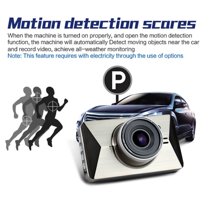 GEBITE G680 Full HD 1080P 3.0 inch Screen Display Vehicle DVR, 170 Degree Wide Angle Viewing, Support Loop Recording / Motion Detection / HDMI Output / Lock Screen Function / Parking Guard / Night Vision / G-Sensor