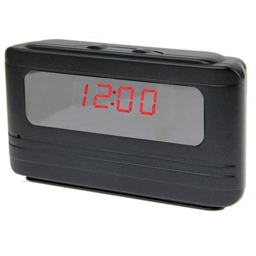 R6 1080P H.264 Fashion Safety Alarm Clock WiFi Camera, Alarm Clock / Date Display / Night Vision  / Motion Detection / Video Recording Function, Support TF Card(Black)