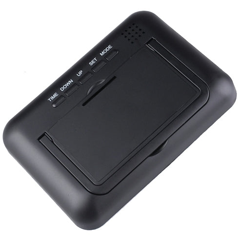 R7 1080P H.264 Fashion Safety Alarm Clock WiFi Camera, Alarm Clock / Date Display / Motion Detection / Video Recording Function, Support TF Card(Black)