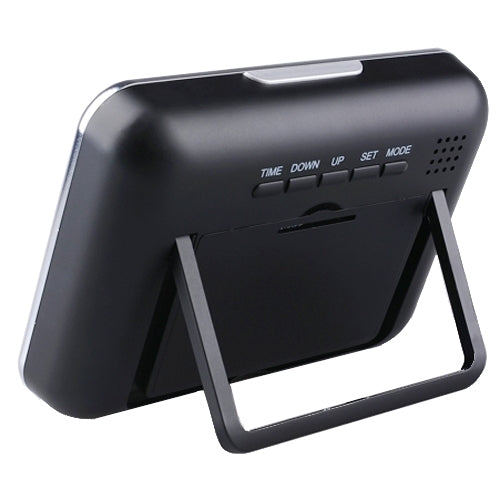 R7 1080P H.264 Fashion Safety Alarm Clock WiFi Camera, Alarm Clock / Date Display / Motion Detection / Video Recording Function, Support TF Card(Black)