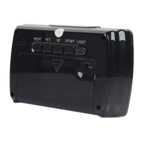 R16 1080P H.264 Fashion Safety Alarm Clock WiFi Camera, Alarm Clock / Date Display / Night Vision  / Motion Detection / Video Recording Function, Support TF Card(Black)