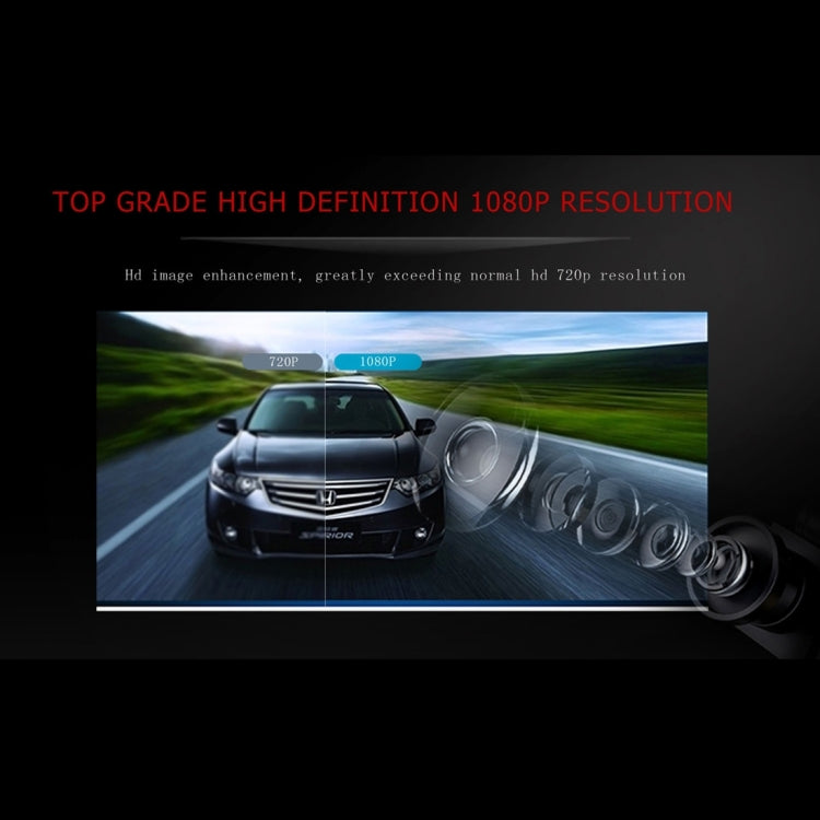 MEHOME MC1 Full HD 1080P Car DVR Recorder, 156 Degree Wide Angle Viewing, Wifi Interconnection, Support Gesture Induction & Loop Recording & G-Sensor Function