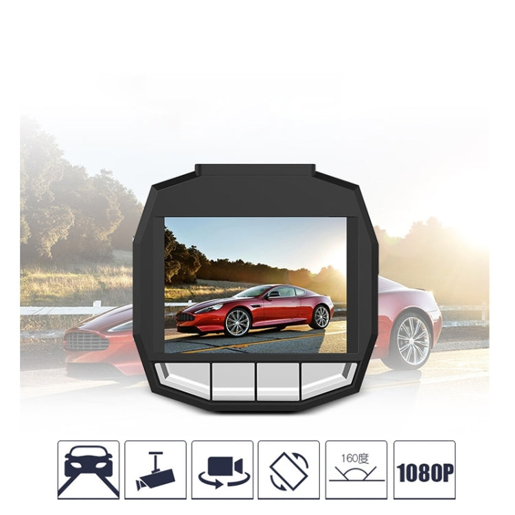 GEBITE G907 Full HD 1080P 2.4 inch Screen Display Vehicle DVR, 160 Degree Wide Angle Viewing, Support Loop Recording / Motion Detection / Parking Guard / G-Sensor / Lock Screen Function
