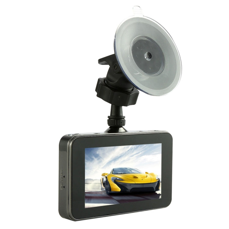 AMPE A301F Full HD 1080P 3.0 inch Screen Display Car DVR Recorder, 170 Degree Wide Angle Viewing, Support Loop Recording / Motion Detection / Parking Guard / Night Vision / G-Sensor / Lock Screen Function (Grey)