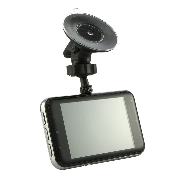 AMPE A303F Full HD 1080P 3.5 inch Screen Display Car DVR Recorder, 170 Degree Wide Angle Viewing, Support Loop Recording / Motion Detection / Parking Guard / G-Sensor / Lock Screen Function(White)