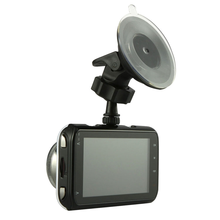AMPE A308F Full HD 1080P 3.0 inch Screen Display Car DVR Recorder, 170 Degree Wide Angle Viewing, Support Loop Recording / Motion Detection / Night Vision / G-Sensor / Lock Screen Function(White)