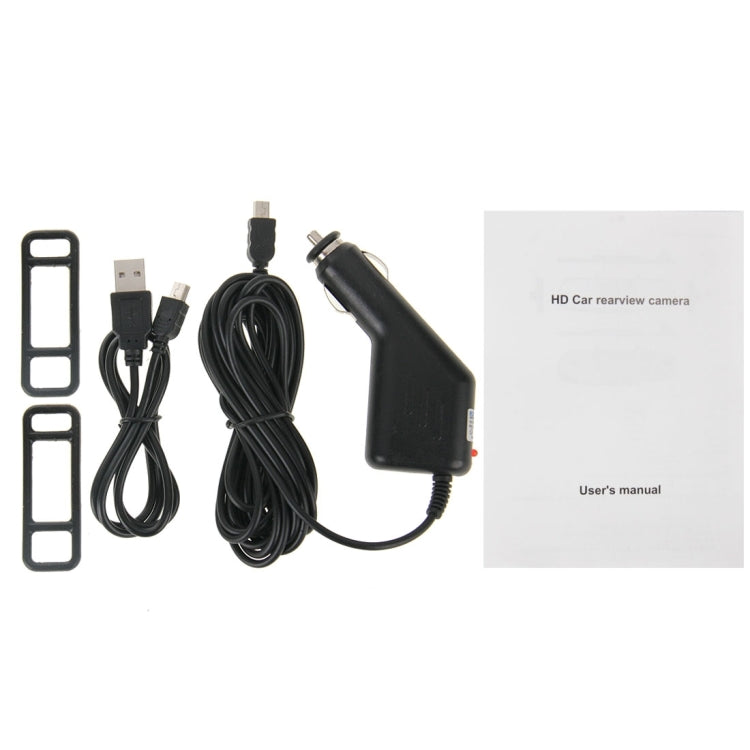 G831 HD 1080P 4.3 inch Screen Display Rearview Mirror Vehicle DVR, Novatek 96223 Programs, 120 Degree A+ Wide Angle Viewing, Support Loop Recording / Motion Detection Function