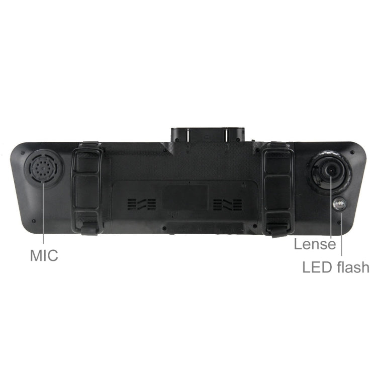 G209 HD 1080P 4.3 inch Screen Display Rearview Mirror Vehicle DVR, Allwinner F23 Programs, 2 Cameras 120 Degree A+ Wide Angle Viewing, Support Loop Recording / Motion Detection Function