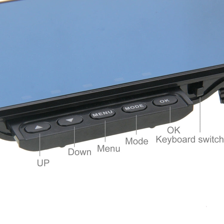 G209 HD 1080P 4.3 inch Screen Display Rearview Mirror Vehicle DVR, Allwinner F23 Programs, 2 Cameras 120 Degree A+ Wide Angle Viewing, Support Loop Recording / Motion Detection Function