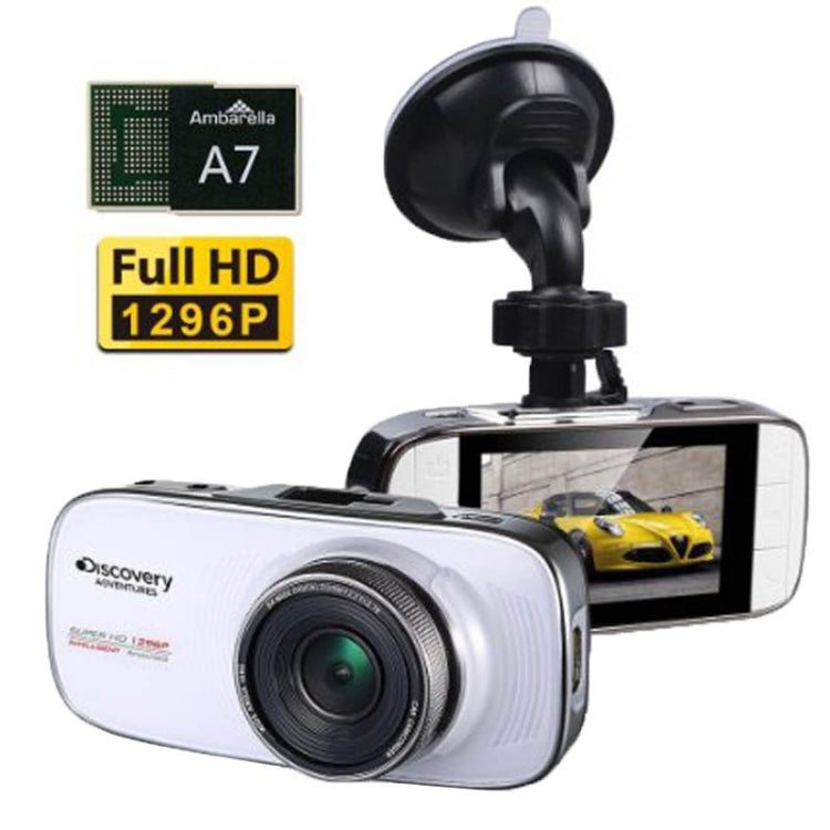DISCOVERY DC200 SUPER HD 1296P 2.7inch Car DVR Recorder , 170 Degree Wide Viewing Angle , Support Loop Recording / Motion Detection / G-Sensor / Seamless Recording / Instant Mute Function