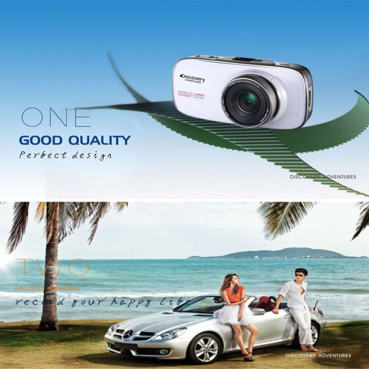 DISCOVERY DC200 SUPER HD 1296P 2.7inch Car DVR Recorder , 170 Degree Wide Viewing Angle , Support Loop Recording / Motion Detection / G-Sensor / Seamless Recording / Instant Mute Function
