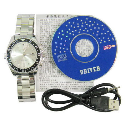Mini DVR Wrist Watch Recorder Camera, Built in 4GB TF Card