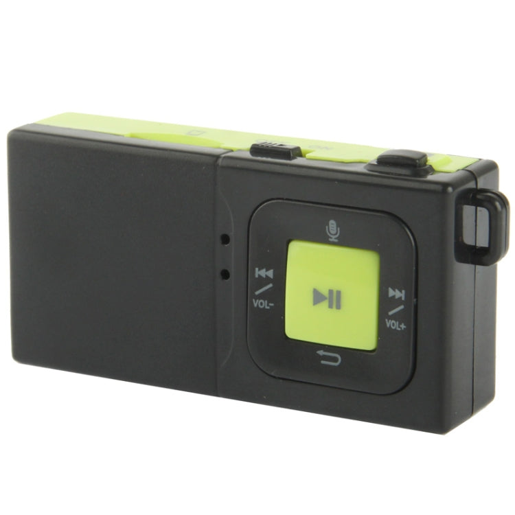 DV02 Camera Style Mini DVR / MP3 Player, 0.3 Mega Pixels Camera, Support TF Card