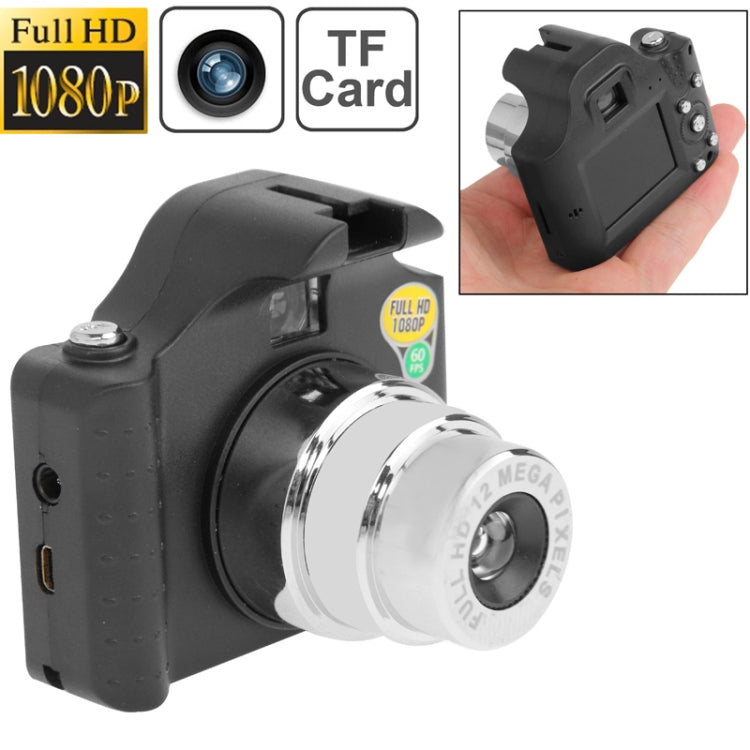 Full HD 1080P Mini Vehicle DVR / Black Box, 1.5 inch Screen, Support TF Card (GT-07)(Black)