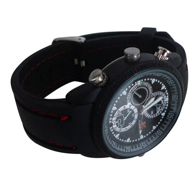 Waterproof Mini DVR Wrist Watch Recorder Camera, Support Motion Detecting Function, Built in 4GB memory, Format: AVI 720*480,30fps.