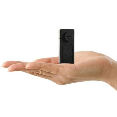 480P Mini Button DV Camera with Vibration Function, Support TF Card (S918)(Black)