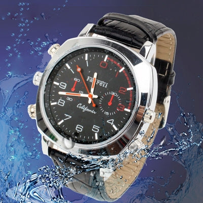 Waterproof 1080P HD DVR Wrist Watch Recorder Camera, Support PC Camera Function, Built in 4GB memory