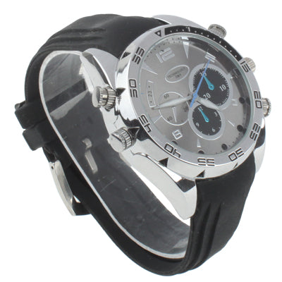 Full HD 1080P IR Night Vision Watch DVR Camera with Waterproof Function, Built in 4GB Memory, IR distance: 1m(Black)